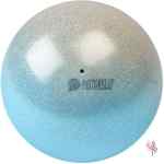 Pelota Pastorelli Glitter Esfumata Plata-Celeste
