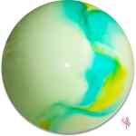 Pelota Marmolada Multicolor Blanco-Azul-Amarillo