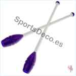 Mazas Iniciación 41cm Violeta/Blanco
