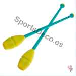 Mazas Iniciación 41cm Amarilla/Aguamarina