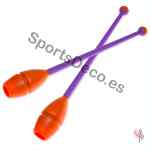 Mazas Iniciación 41cm Naranja/Violeta