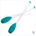 Mazas Iniciación 45cm Aguamarina/Blanco