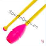 Mazas Iniciación 45cm Rosa/Amarillo - Imagen 3