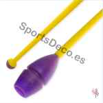 Mazas Iniciación 45cm Violeta/Amarillo - Imagen 3