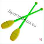 Mazas Iniciación 45cm Amarilla/Verde