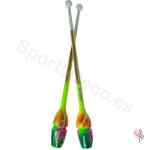 Mazas Aerografo Blanco-Amarillo-Verde