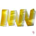 Cinta Iniciación Bicolor Blanca-Amarilla.