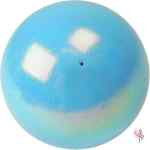 Pelota Glitter High Vision Celeste