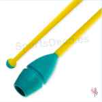 Mazas Iniciación 36cm Turquesa/Amarillo - Imagen 4