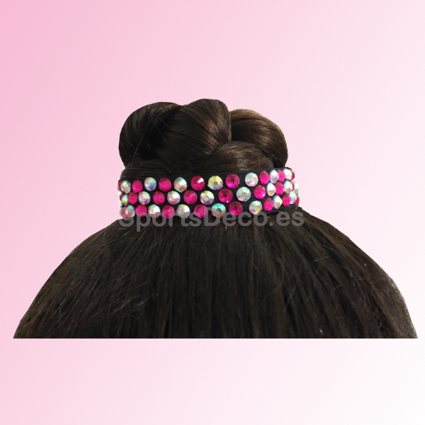 590-4d9-RefBI1003.png Coleteros Cristales-Bicolor Cristal AB/Rosa Neon - Imagen 1