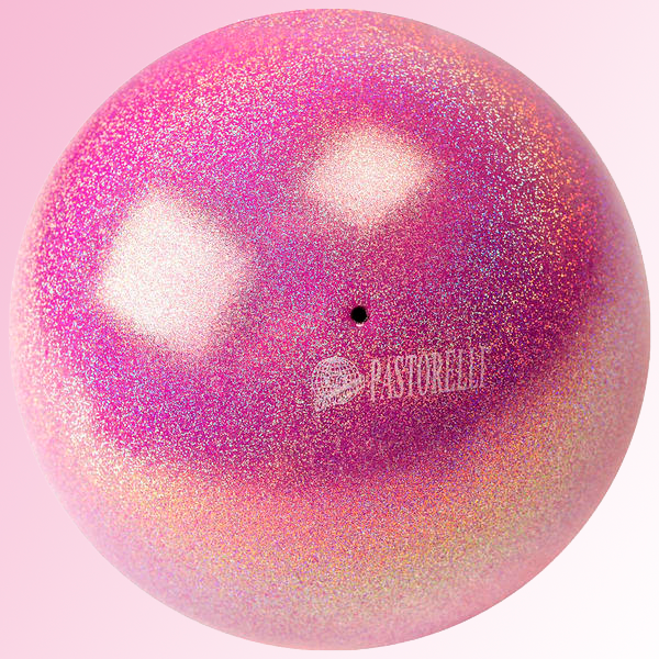 657-6a2-HV-Lampone-Baby.png Pelota Pastorelli Glitter HV Lampone Baby - Imagen 1