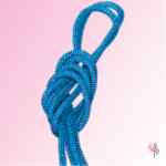 Cuerda Azul Laminas Oro Pastorelli