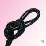 Cuerda Negra Laminas Oro Pastorelli