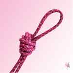 Cuerda Magenta Oscura Laminas Plata Pastorelli