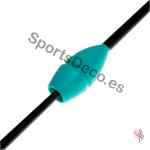 Mazas Iniciación 36cm Aguamarina/Negro - Imagen 4