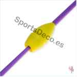 Mazas Iniciación 36cm Amarilla/Violeta - Imagen 3