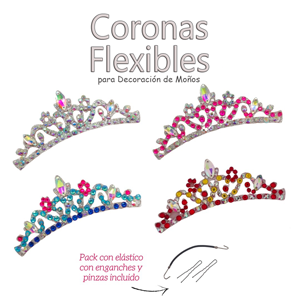 Coronas Flexibles con Cristales Hotfix
